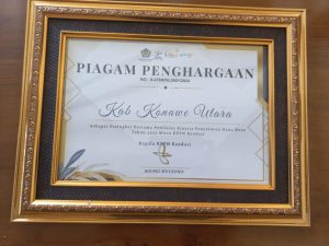 Prestasi Luar Biasa, Pemda Konut Torehkan Prestasi Tingkat Pertama Dari KPPN Kendari