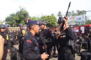Brimob Bone Gelar Apel Pengecekan Personel dan Perlengkapan, Ini Tujuannya