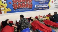 Target Penuhi Stok Darah, Kini Indomaret Kendari Kembali Menggelar Donor Darah Bersama PMI Sultra