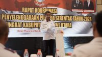 Pjs Bupati Konut Buka Rakor Kesiapan Penyelenggaraan Pilkada Serentak 2024