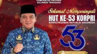 Pj. Gubernur Sultra Andap Budhi Revianto Beri Ucapan Selamat HUT KORPRI Ke-53, Ini Fungsi KORPRI