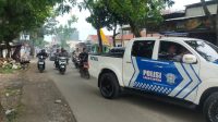 Kasat Lantas Polres Bone AKP H Mus Mulyadi Hadir dan Kawal Mobil Jenazah Almarhum M Ali Asri ke Pemakaman
