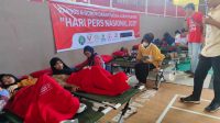 Semarak HPN 2025, IWO Bone dan Komunitas Relawan Gelar Aksi Donor Darah