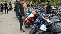 Polisi Gagalkan Aksi Balap Liar, Puluhan Motor Terparkir di Mapolres