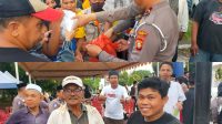 Gandeng Jurnalis, Satlantas Polres Bone Kembali Bagi Takjil Kepada Pengguna Jalan di Bulan Ramadhan 1446 H