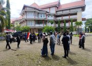 Plt Sekwan Diduga Mencederai Pemerintahan Beramal, Wartawan Unjuk Rasa di Kantor DPRD