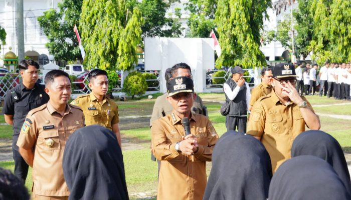 Apel Perdana Pasca Lebaran, Bupati Andi Asman Sulaiman Warning dan Pecat Dua ASN