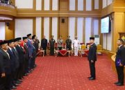 Gubernur Sultra Lantik dan Ambil Sumpah Jabatan 13 Pejabat Pimpinan Tinggi Pratama Lingkup Pemprov Sultra