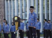 Pimpin Upacara Hari Kesadaran Nasional,Kadis ESDM Sultra Tekankan Disiplin dan Profesionalisme ASN