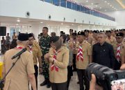 Asrun Lio Lantik Ketua Majelis Pembimbing Cabang dan Kwartir Cabang Pramuka Kota Kendari Masa Bakti 2025-2028