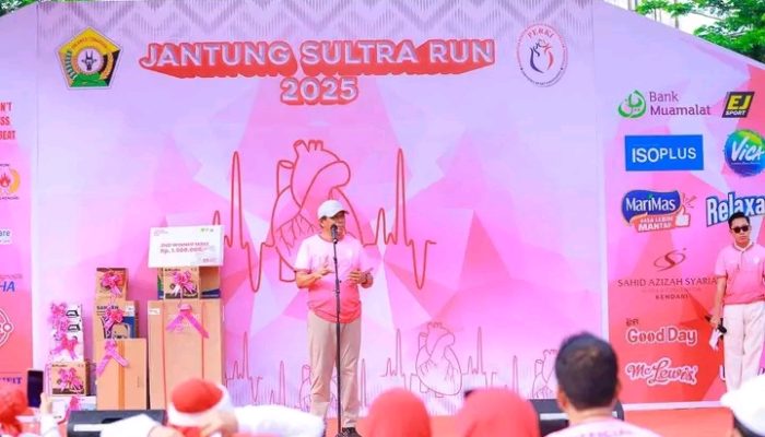 Wakil Gubernur Hugua, Sehat Itu Penting, Jantung Adalah Kunci Kehidupan Masyarakat Sultra