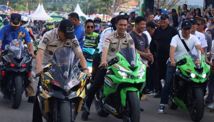 Bupati Ikbar Resmi Buka Road Race Bupati Cup I 2025, Tegaskan Konawe Utara Siap Jadi Pusat Sport Tourism