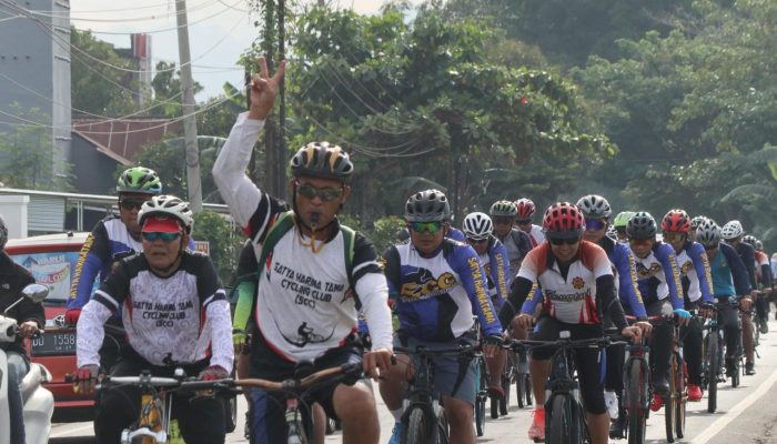 Fun Gowes Brimob Polda Sulsel: Tinjau Bakal Lokasi Pemakaman hingga Silaturahmi Personel Pensiun