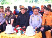 Sekda Konawe Wakili Bupati pada Panen Jagung di Lahan Binaan Kapolda Sultra.