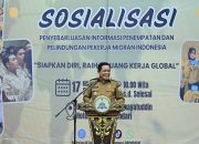 Wagub Sultra Resmi Buka Sosialisasi Penempatan dan Pelindungan PMI di Kendari