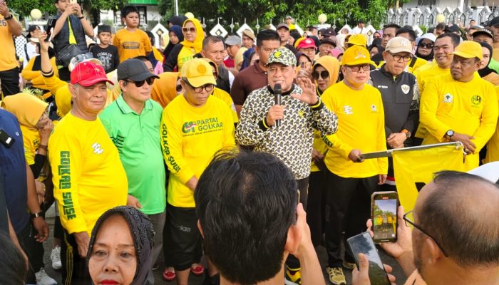 Nurdin Halid Gemparkan HUT Golkar ke 61: Bone Jadi Prioritas