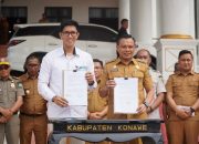 Pemkab Konawe Lepas Bantuan Beras Bencana alam Aceh dan Sumatra