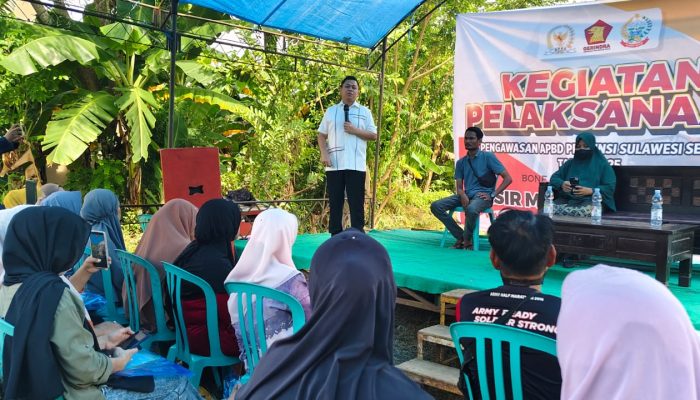Pengawasan APBD Sulsel, Yasir Machmud Gelar Temu Konstituen Bone
