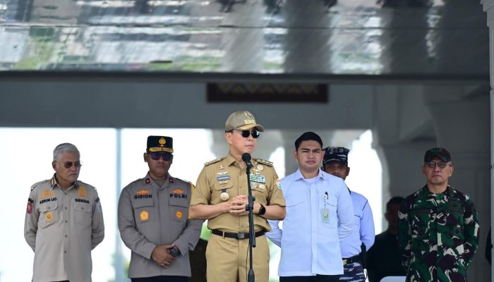 Apel Bersama dan Aksi Bersih Kota, Komitmen Pemprov Sultra Wujudkan Kendari Bersih