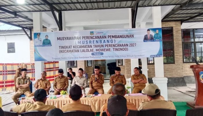 Plt. Bupati Pimpin Musrenbang Kecamatan, Koltim Siapkan Fondasi Wilayah Agroindustri