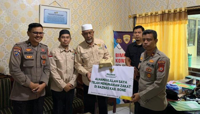 Zakat Fitrah 1.009 Polisi Terkumpul, BAZNAS Bone Bergerak Cepat