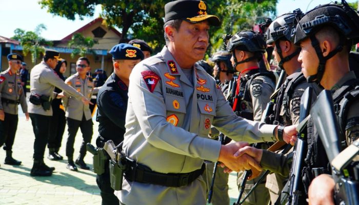Pasukan Brimob Sulsel Dikirim ke Papua Tengah, Kapolda Pimpin Langsung