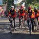 Brimob Sulsel Gowes Tiga Kabupaten, Cek Langsung Kamtibmas di Tengah Terik