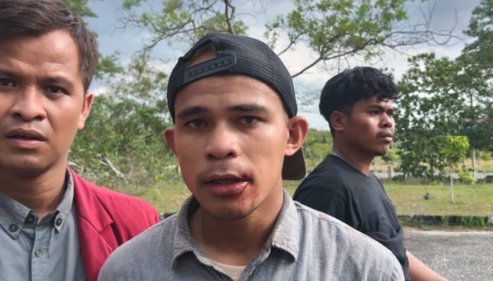 Aksi Demonstrasi Berujung Ricuh, Satpol PP Konsel Diduga Lakukan Tindakan Represif