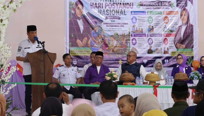 Pemerintah Daerah Kabupaten Konawe Utara Launching Hari Posyandu Nasional