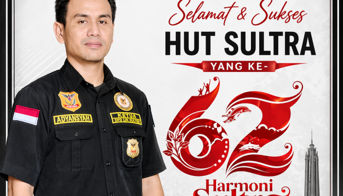 62 Tahun Sultra Menguji Integritas Pemimpin Dari Masa Ke Masa, Adyansyah: Akankah ASR Bisa Wujudkan Harapan Baru Bagi Sultra?