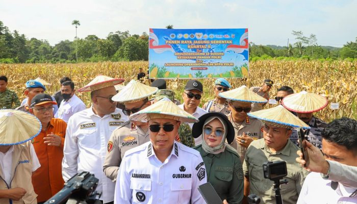 Panen Raya Jagung di Kendari, Pemprov Sultra dan Polri Perkuat Ketahanan Pangan Daerah