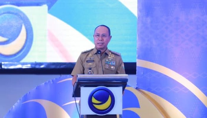 Hadiri Rakerwil NasDem, Andi Sumangerukka Tekankan Kolaborasi Demi Kemajuan Sultra