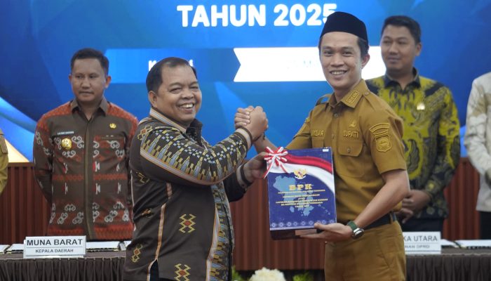 Konsisten Kelola Keuangan Daerah, Pemkab Konawe Utara Kembali dianugerahi WTP oleh BPK RI