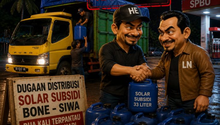 Truk Diduga Bawa Solar Subsidi Kembali Meluncur ke Siwa, Sopir Bilang Muatan Ini Punya HE dan Mau Diantar ke LN