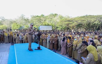 Pimpin Apel Gabungan ASN, Andi Sumangerukka Ingatkan Pentingnya Disiplin dan Pelayanan Profesional