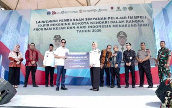 Dukung Inklusi Keuangan Sejak Dini, Bank Sultra Salurkan 50.537 Rekening Simpel pada Peluncuran Program KEJAR Pemkot Kendari