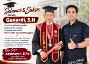 Gunardi, S.H., Wujudkan Mimpi Menjadi Sarjana Hukum di Usia Dewasa