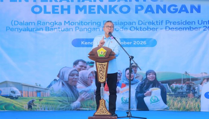 Menko Pangan Pantau Penyaluran Beras di Sultra, Pemprov Siapkan Cadangan 1 Juta Kg