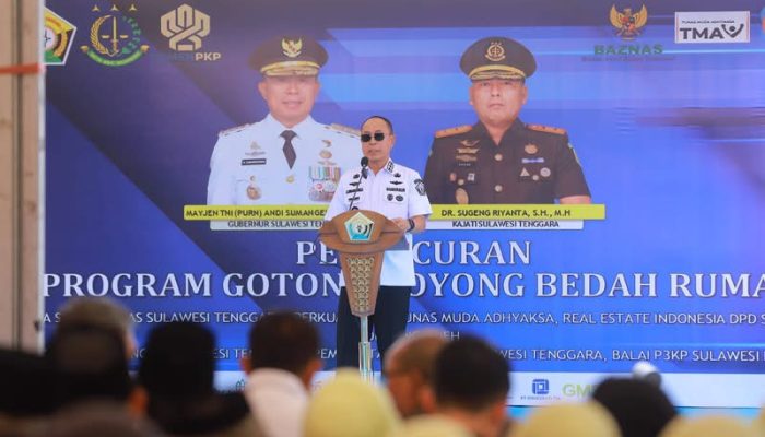 Gubernur Sultra: Dari Rumah, Kita Mulai Kesejahteraan Lewat Gotong Royong
