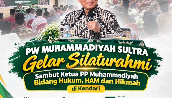 PW Muhammadiyah Sultra Gelar Silaturahmi Sambut Ketua PP Muhammadiyah Bidang Hukum, HAM dan Hikmah di Kendari